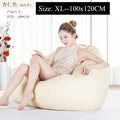Bean Bag Sofa Cover Chairs Pouf Puff Couch Cotton