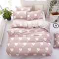 Classic bedding set 5 size grey blue flower bed