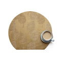 ONEUP 4pcs/lot placemats PVC sector Jacquard