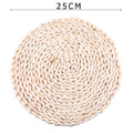 Rattan Placemats Straw Cup Coasters