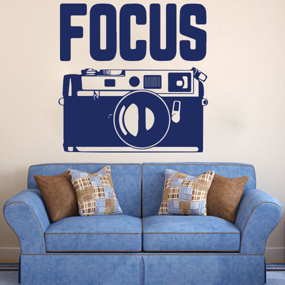 Focus Quote Wall Sticker Study  Room Kids Room