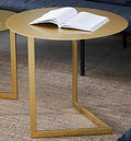 Creative Round Coffee Table Iron Tea table Side table