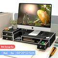 Computer desk monitors add height