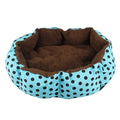 1PC Dog Bed Indoor Polka Dot Print