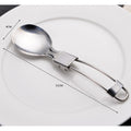 A Stainless Steel Collapsible Spoon