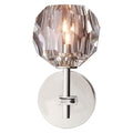Contemporary indoor lighting small crystal black wall lamp