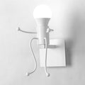 juliyang small child wall light white black fix led
