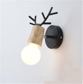 juliyang colorful Deer head wall light with pull