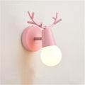 juliyang colorful Deer head wall light with pull