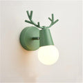 juliyang colorful Deer head wall light with pull