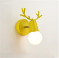 juliyang colorful Deer head wall light with pull