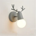 juliyang colorful Deer head wall light with pull