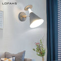 Modern art wall lamps creative Inverted wineglass