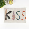 Zeegle Coaster Table Placemats Cotton