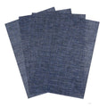 Set of 4 PVC Cross weave Placemats for Dining